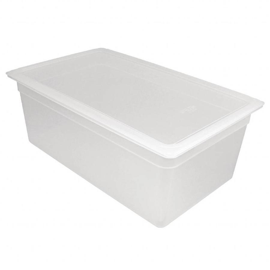Bacs gastronormes en plastique 1/1 avec couvercle