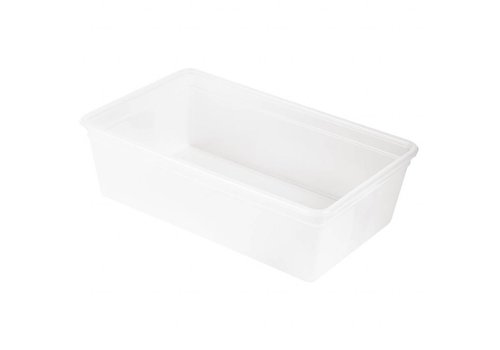  HorecaTraders Plastic containers 1/1 GN | with a lid 