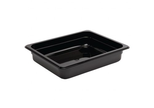  Vogue Plastic Gastronorm containers 1/2 | 4 Formats - Black 