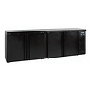 HorecaTraders Bar réfrigéré à 4 portes | 630 litres