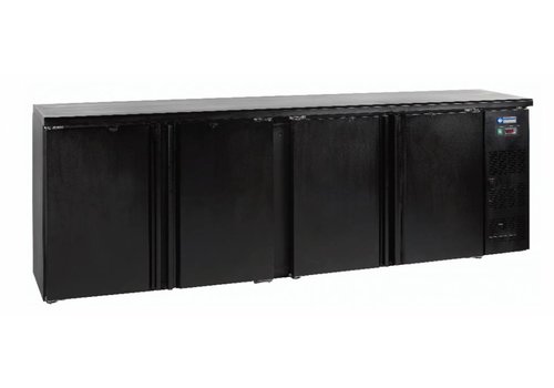  HorecaTraders Bar réfrigéré à 4 portes | 630 litres 