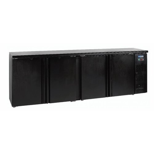  HorecaTraders Bar réfrigéré à 4 portes | 630 litres 
