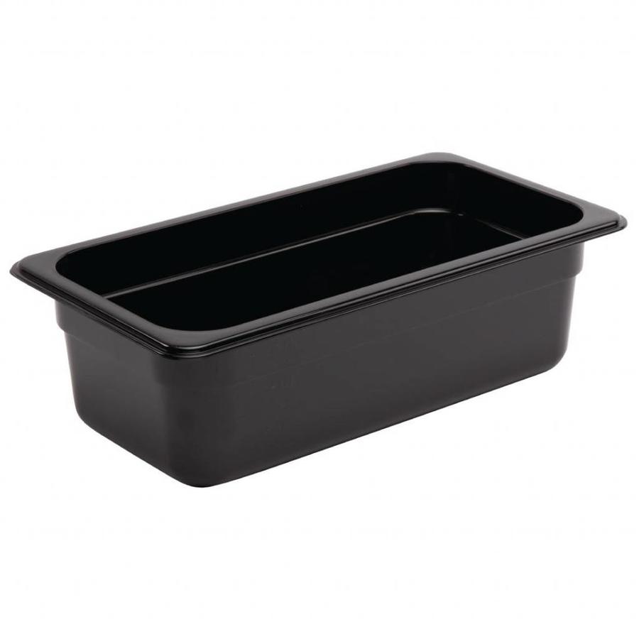 Black Plastic Gastronorm Pans 1/3 | 4 Different Sizes