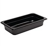 Vogue Black Plastic Gastronorm containers 1/3 | 4 Different Dimensions