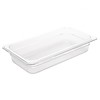 Vogue Plastic gastronorm containers 1/3 | 4 Different sizes