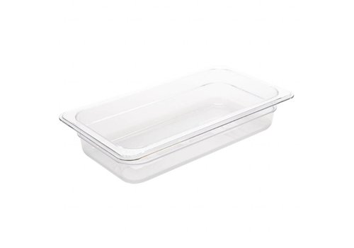  Vogue Plastic gastronorm containers 1/3 | 4 Different sizes 