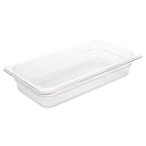  Vogue Plastic gastronorm containers 1/3 | 4 Different sizes 