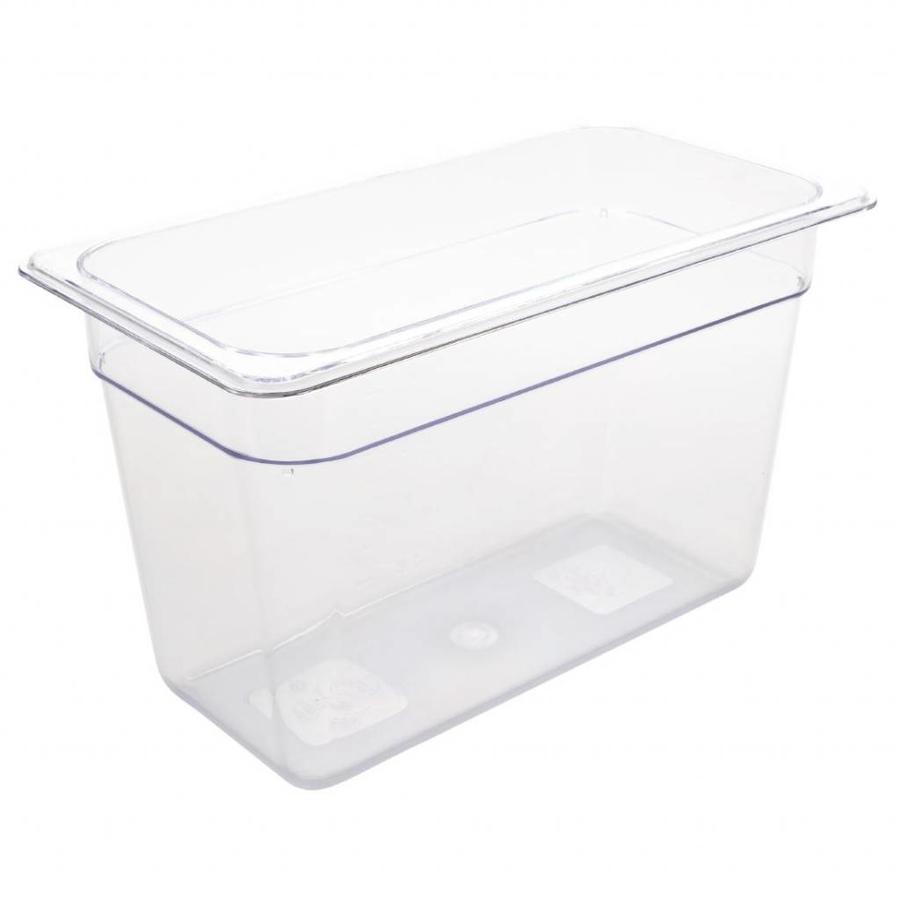 Plastic gastronorm containers 1/3 | 4 Different sizes