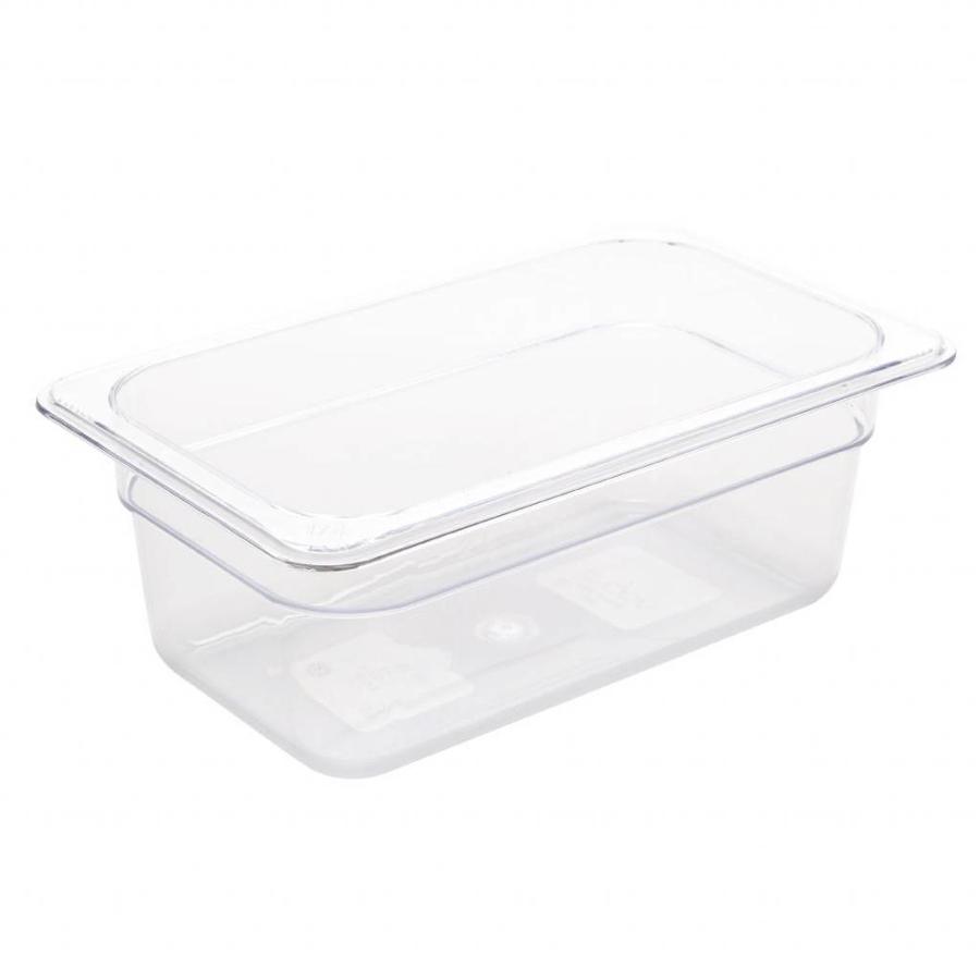 Kunststoff Gastronorm 1/4 | 3 Größen transparent
