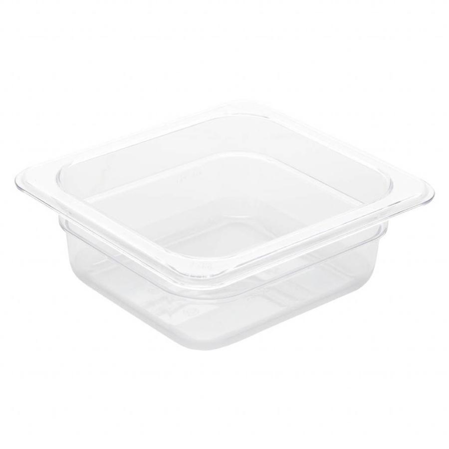 Strong plastic GN containers 1/6 | 3 sizes