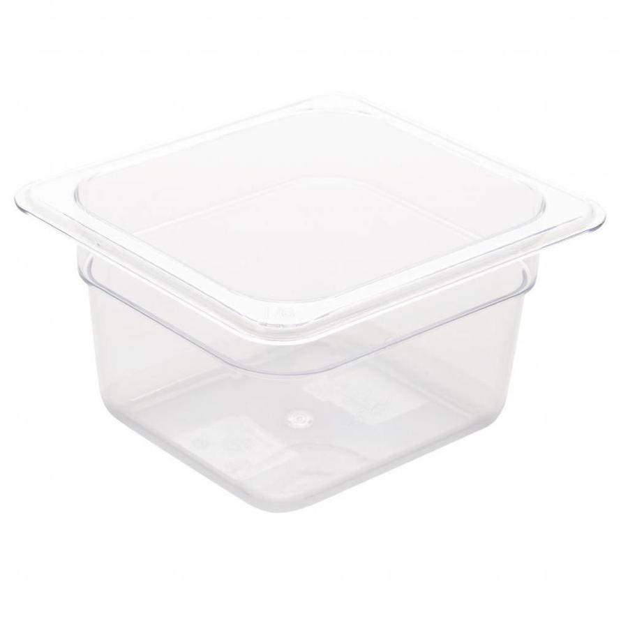 Strong plastic GN containers 1/6 | 3 sizes