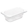 Vogue Plastic GN containers 1/9 | 2 Formats - White