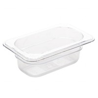 Bacs GN en plastique 1/9 | 2 tailles - Blanc