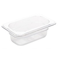 Plastic GN containers 1/9 | 2 Formats - White