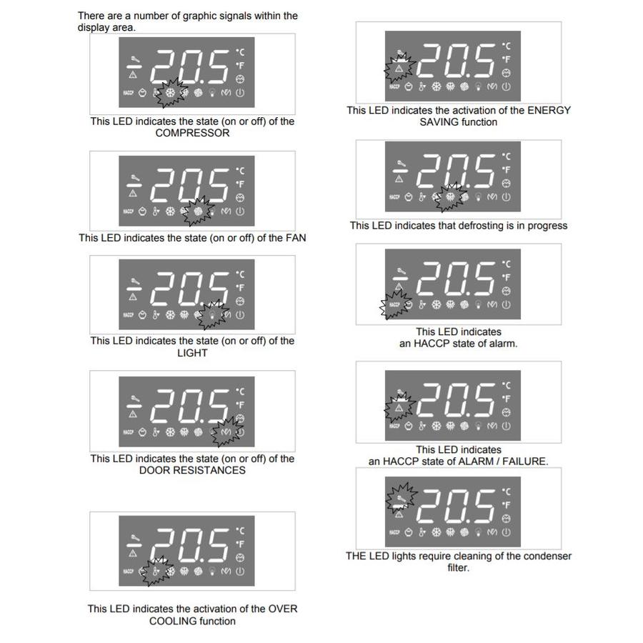 Edelstahlkühlschrank 1 GN 2/1 | ECO-Modell