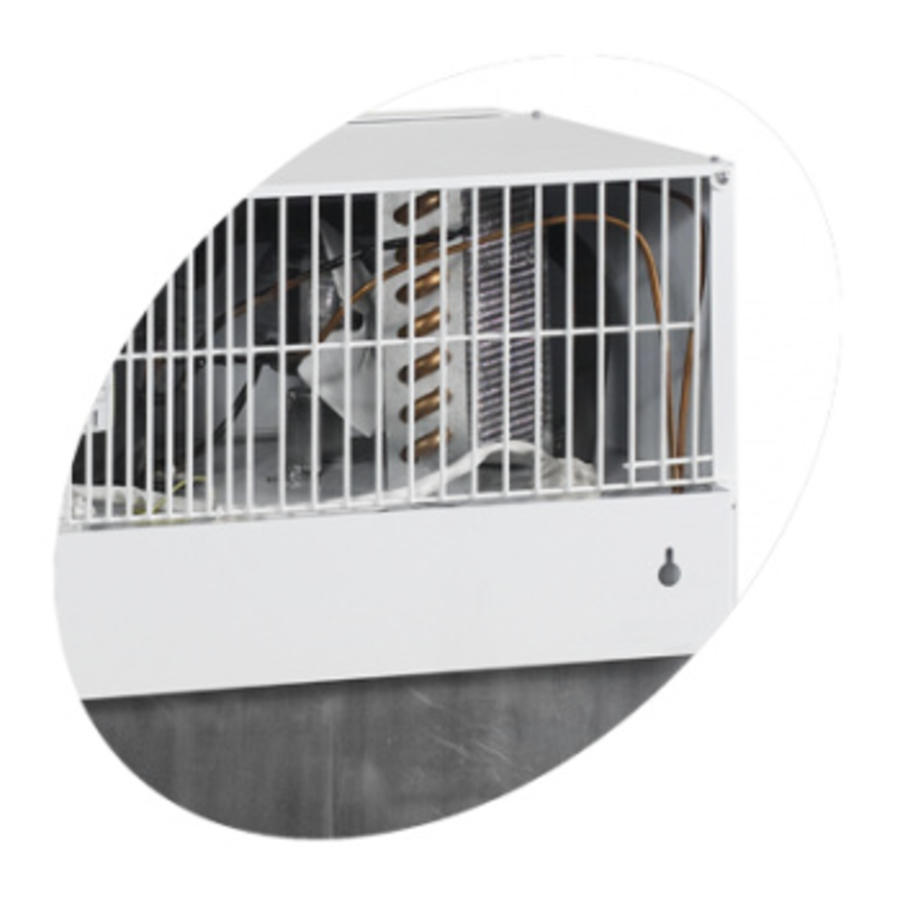 Bottle cooler | White | 2 Glass sliding doors | 100 liters