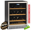 HorecaTraders Wine cabinet display case | 45 bottles