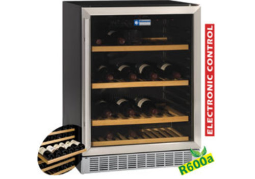 HorecaTraders Vitrine d'armoire à vin | 45 bouteilles 