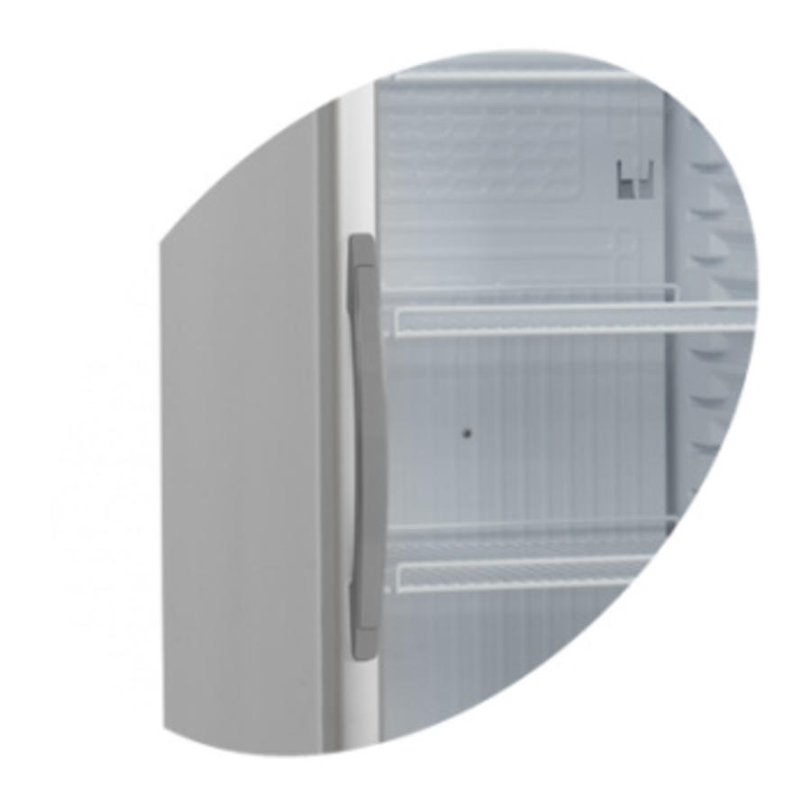 Fridge | glass door | 382 Liters | 59.5 x 64 x 198 cm