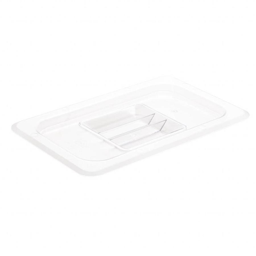 Couvercle gastronorme en plastique 1/4