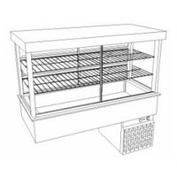 Refrigerated built-in showcase