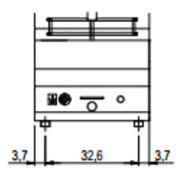 Friteuse 8 litres 5,4 kW