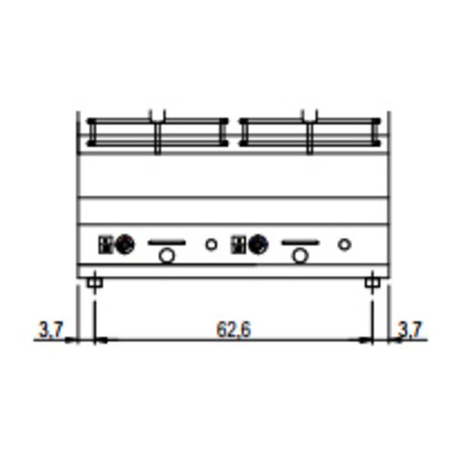 Fryer Gas | 2x8 Liter 11KW