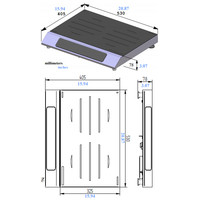 Inductieplaat 2 kookzones (2x 1750 W) | Tactiele toetsen