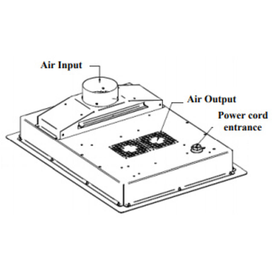 Inductieplaat Inbouw 3000Watt | Tactiele toetsen