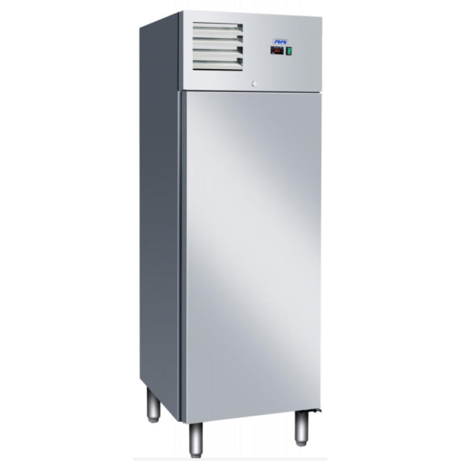 Réfrigérateur en acier inoxydable à portes réversibles de 700 litres