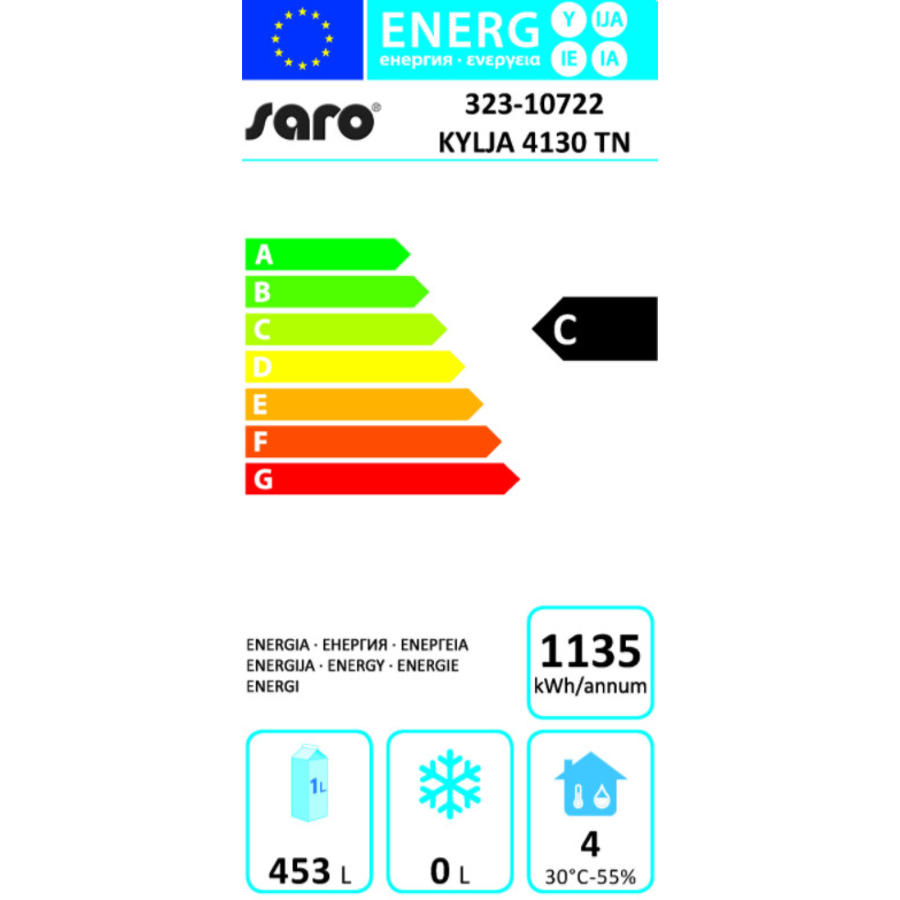 Établi réfrigéré en acier inoxydable | 3 portes | 3 tiroirs | 223 x 70 x 89/95 cm