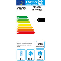 Congélateur | acier inoxydable | 600x585x1850mm
