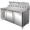 Saro Refrigerated Preparation Table with 2 doors