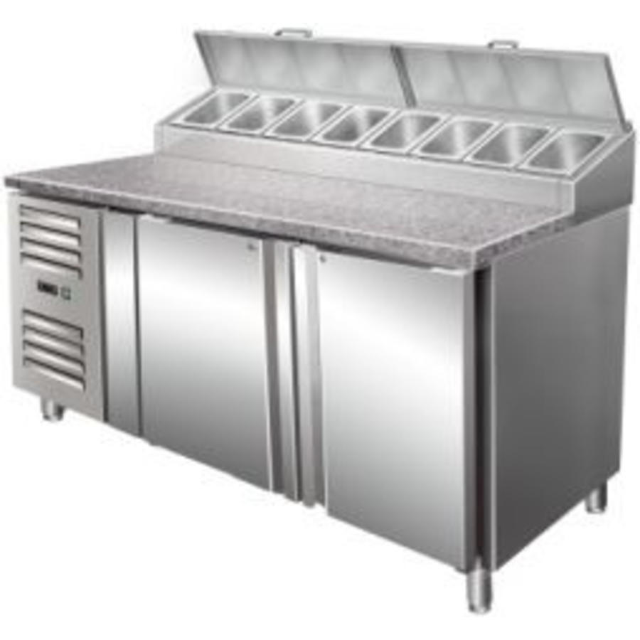 Refrigerated Preparation Table with 2 doors