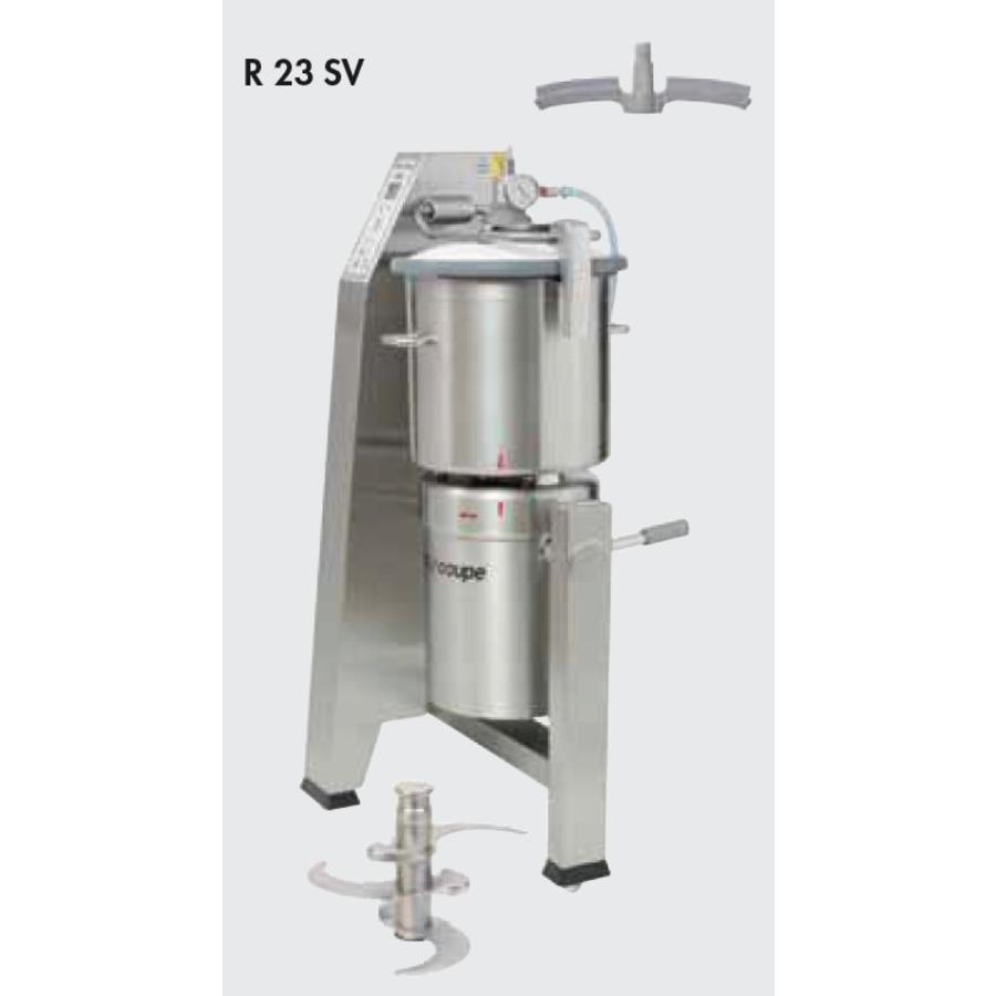Cutter vertical R23SV 400V 23 litres fonction aspirateur