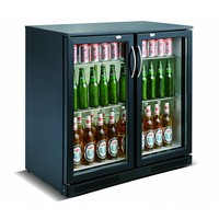 Bar fridge 2 folding doors 90x90x50 cm