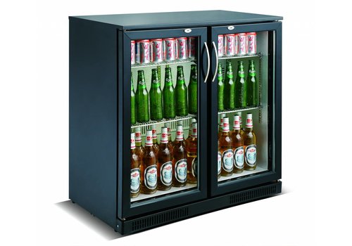  Combisteel Bar fridge 2 folding doors 90x90x50 cm 