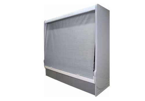  HorecaTraders Refroidisseurs muraux rideaux de nuit | Fonctionnement manuel sans cassette 