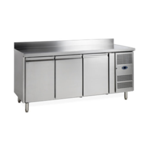  HorecaTraders Établi réfrigéré 3 portes Gastroline 