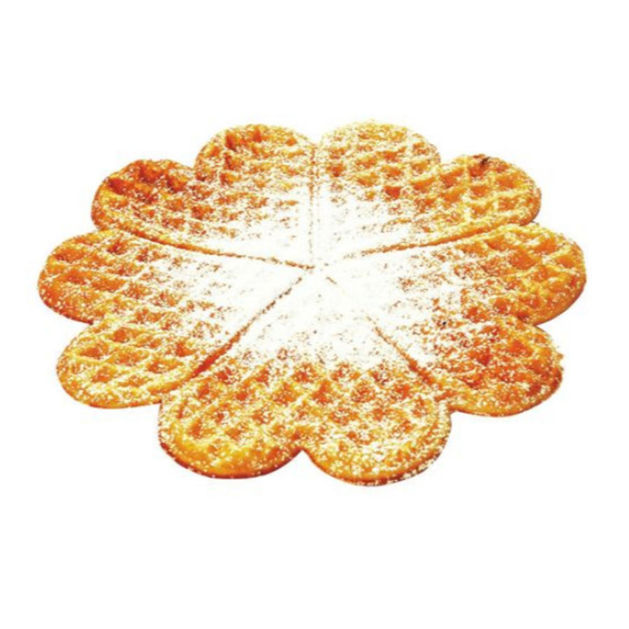 Waffle Maker | Round Hearts | Ø 210 mm