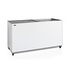 HorecaTraders Weißer Gefrierschrank mit Rädern | 1550 x 630 x 798