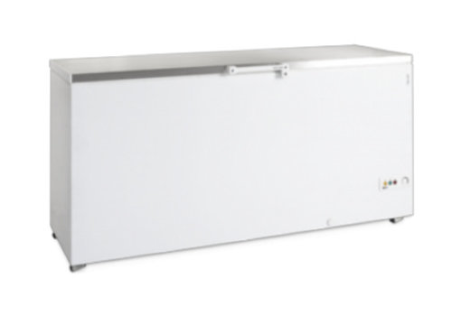  HorecaTraders Stainless steel chest freezer with stainless steel lid 