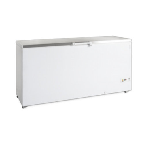  HorecaTraders Stainless steel chest freezer with stainless steel lid 