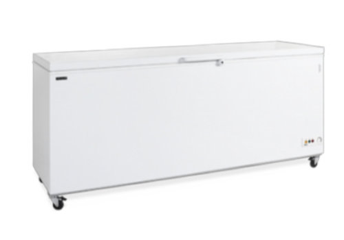  HorecaTraders congélateur coffre blanc extra large | 2060x716x830 