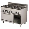 Combisteel Cuisinière à gaz 6 feux avec four à gaz