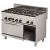 Combisteel Gas Stove 6 Burners with Gas Oven