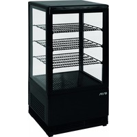 Mini refrigerated display Black | 78 liters