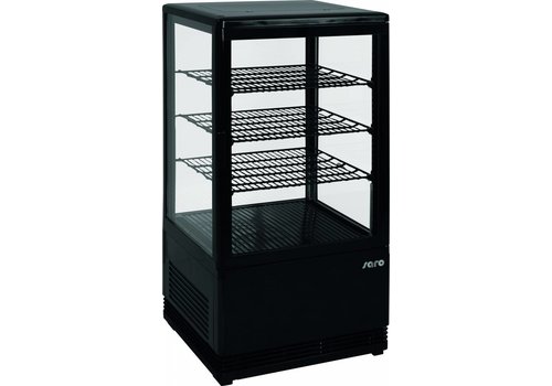  Saro Mini koelvitrine Zwart | 78 liter 