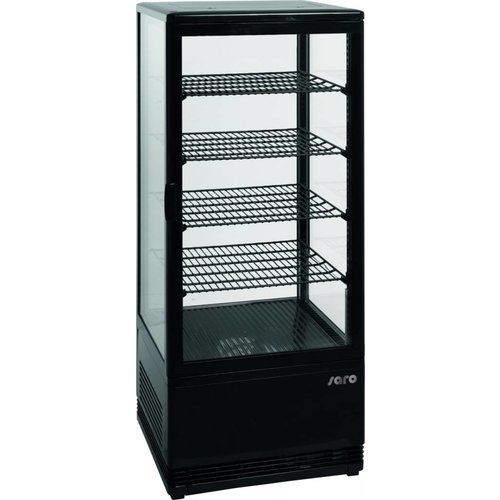  Saro Refrigerated display case Black | 426 x 1105 