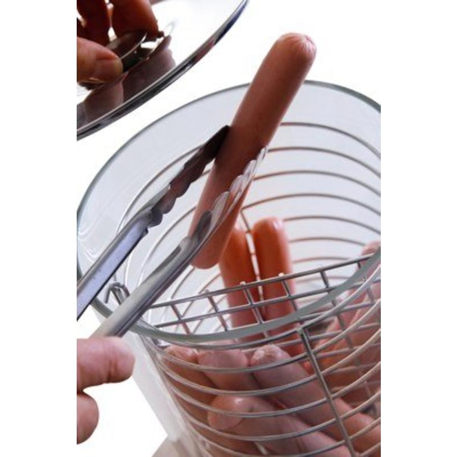 Hotdog warmer | stainless steel